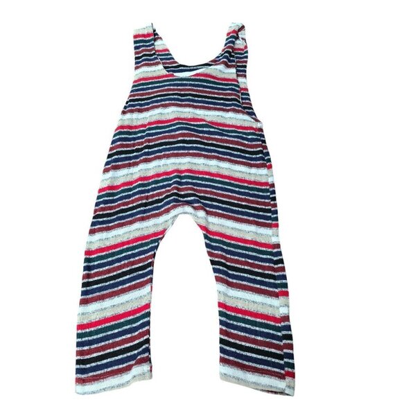 Handmade Reddie's Craft Boutique Striped Romper - Picture 1 of 10